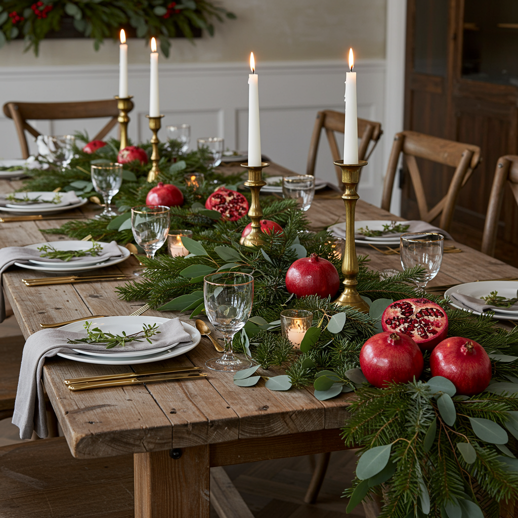 Luxury commercial Christmas storefront styling Des Moines Iowa - Front Porch Collective
